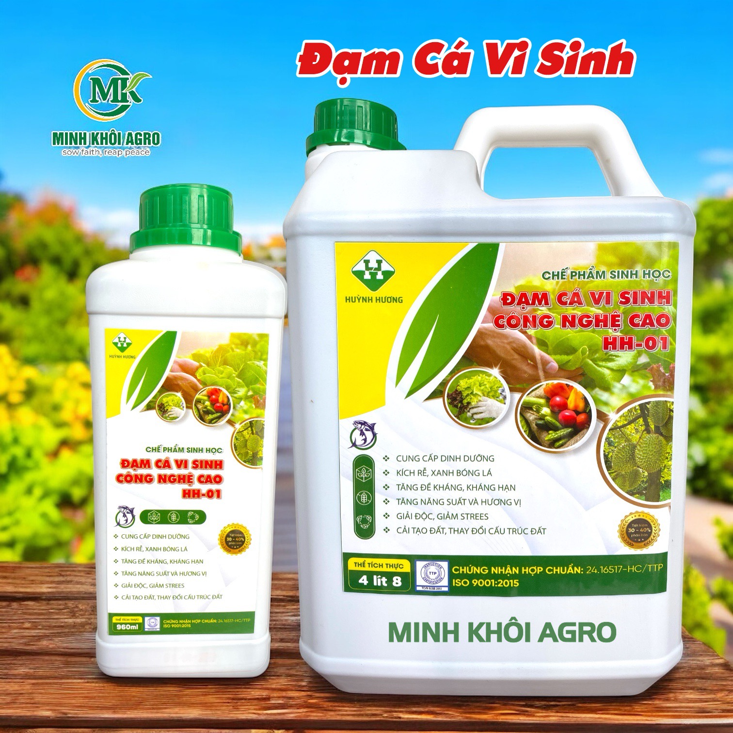 Đạm cá vi sinh HH-01 - Chai 960ml